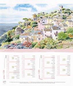 Calendrier publicitaire vide poches, Blythe Scott 3