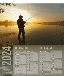 Calendrier publicitaire vide poches chasse et pèche, Nature Chasse et Pèche 5