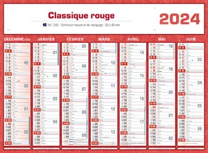 Calendriers publicitaires, Classique Couleurs 2
