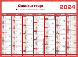 Calendriers publicitaires, Classique Couleurs 3