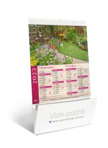 Calendriers publicitaires jardins vide poche, Gardens 3