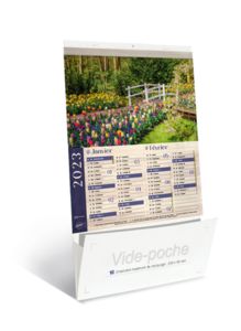 Calendriers publicitaires jardins vide poche, Gardens 5