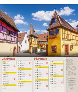 Calendriers publicitaires maisons, Habitat Région 1