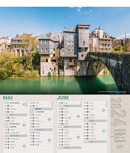 Calendriers publicitaires maisons, Habitat Région 3