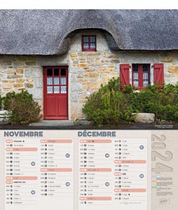 Calendriers publicitaires maisons, Habitat Région 6