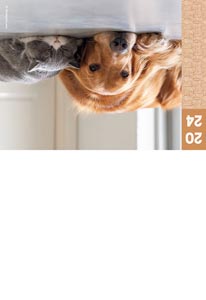 Calendriers publicitaires poches animaux, Nos amis 2