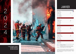 Pompier - Calendrier Personnalisé 1