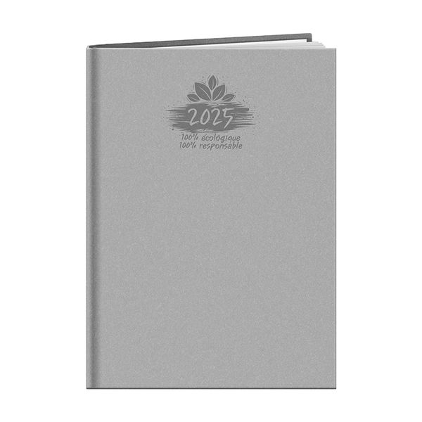 Agenda personnalisé A4 : Agenda personnalisé Eco large Gris Clair 2