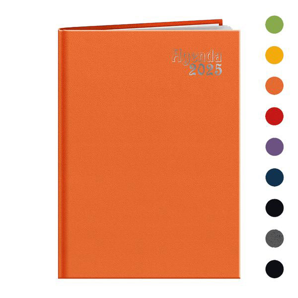 Agenda publicitaire A4 : Agenda publicitaire Marbella large Orange