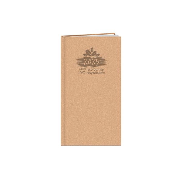 Agenda publicitaire de poche : Agenda publicitaire Eco small Beige 1
