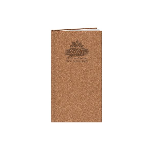 Agenda publicitaire de poche : Agenda publicitaire Eco small Marron 3