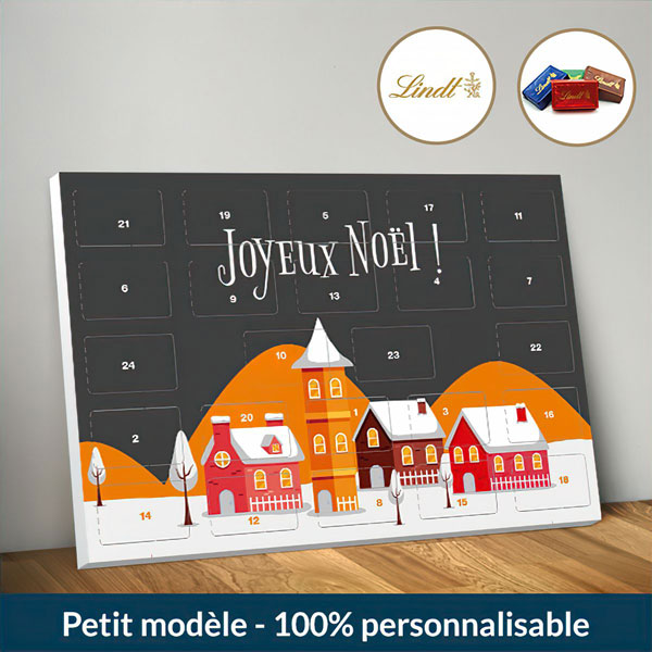 Calendrier de l’avent avec chocolats lait entier Lindt et Sprungli 3