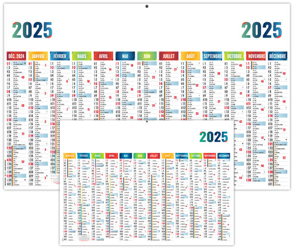 Calendrier personnalisable maximilien 2025