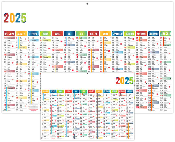 Calendrier publicitaire casimir 2025