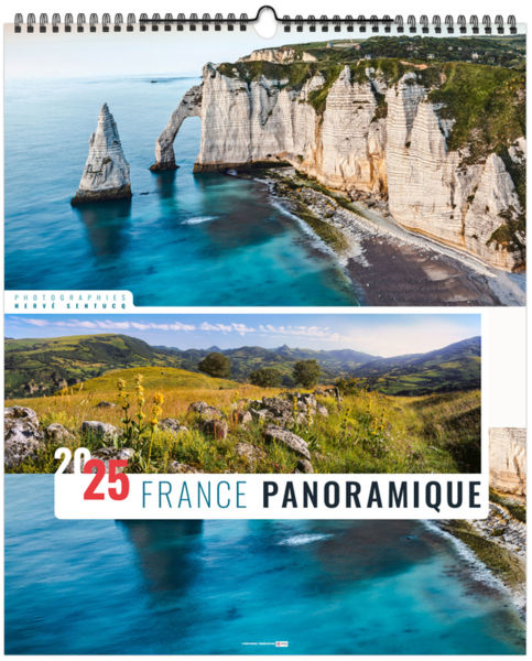 Calendrier publicitaire la france panoramique 2025