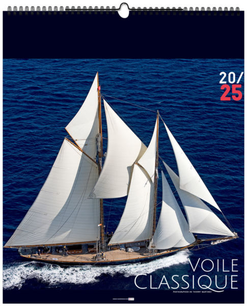 Calendrier publicitaire voile classique 2025