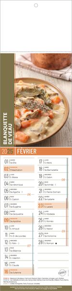 Calendrier publicitaires illustrés cuisine, En cuisine !