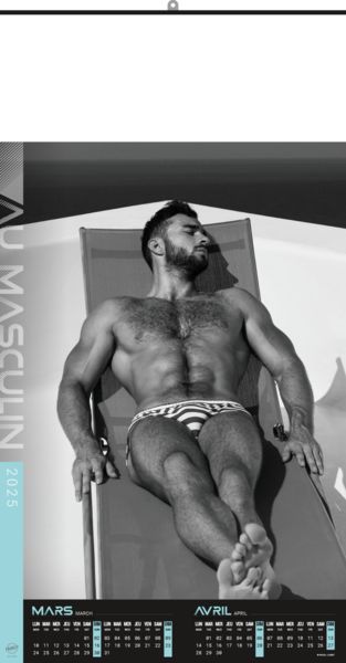 Calendriers publicitaires hommes, Au masculin