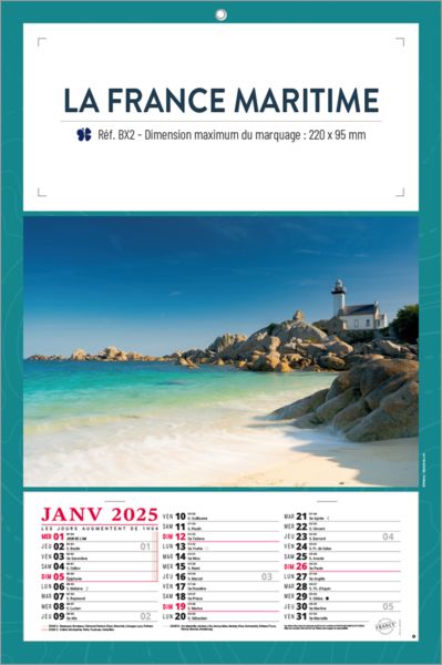 Calendriers publicitaires marine, MariFrance