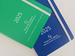 Agenda personnalisé 100% perso : Agenda personnalisé couverture rigide reliure dos carré collé Toutes 3