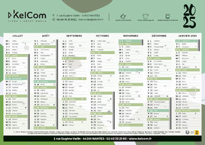 Abstrait - Calendrier personnalisé 3