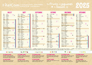Fruits et Légumes - Calendrier personnalisé 3