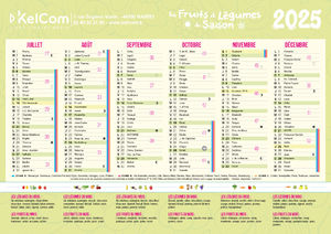 Fruits et Légumes - Calendrier personnalisé 5