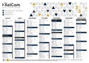 Mosaïque - calendrier personnalisé 5