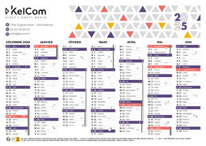 Mosaïque - calendrier personnalisé 6