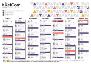 Mosaïque - calendrier personnalisé 7