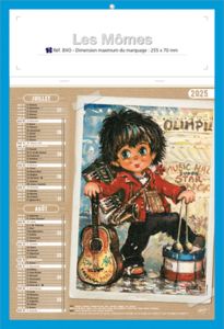 Bloc calendriers publicitaire enfants, Les Mômes 2