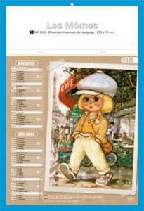 Bloc calendriers publicitaire enfants, Les Mômes 4