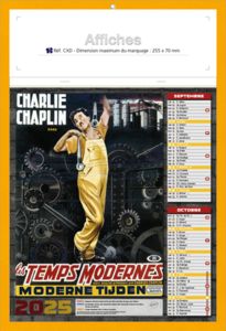 Bloc calendriers publicitaires, Affiches 3