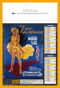 Bloc calendriers publicitaires, Affiches 5