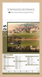 Bloc illustré publicitaire, Paysage de France 1