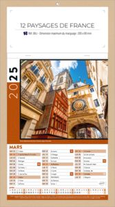 Bloc illustré publicitaire, Paysage de France 3