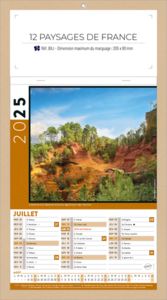 Bloc illustré publicitaire, Paysage de France 7
