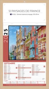 Bloc illustré publicitaire, Paysage de France 9