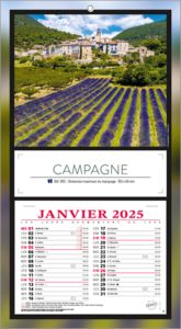 Blocs calendriers publicitaires paysage, Campagne 2