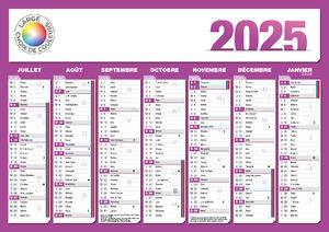 Calendrier bancaire personnalisé : Calendrier A4 3