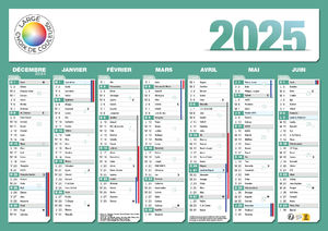 Calendrier bancaire personnalisé : Calendrier A4