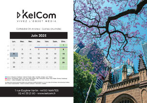 Calendrier Personnalisé Carré 21.0 x 14.8 cm 10