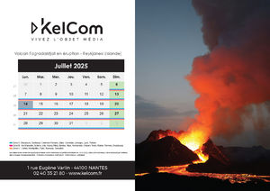 Calendrier Personnalisé Carré 21.0 x 14.8 cm 11