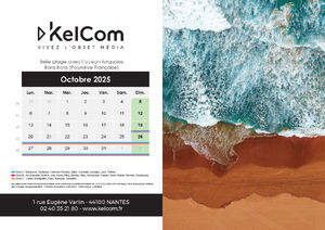Calendrier Personnalisé Carré 21.0 x 14.8 cm 2