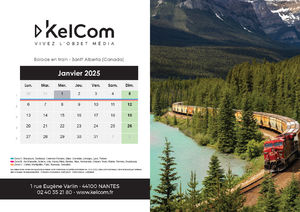 Calendrier Personnalisé Carré 21.0 x 14.8 cm 5