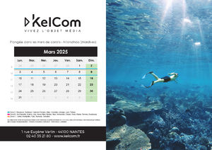Calendrier Personnalisé Carré 21.0 x 14.8 cm 7