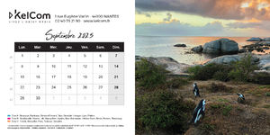 Calendrier chevalet personnalisé 10.5 x 21 cm 1