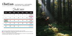 Calendrier chevalet personnalisé 10.5 x 21 cm 11