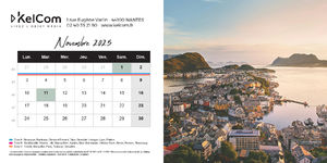 Calendrier chevalet personnalisé 10.5 x 21 cm 3