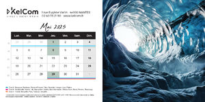 Calendrier chevalet personnalisé 10.5 x 21 cm 9